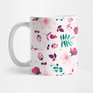 Flowers & Ferns Pattern Mug